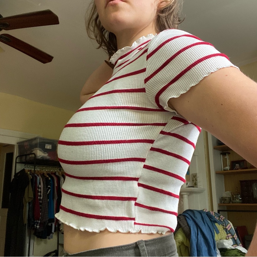 Striped crop top - Picture 3 of 4